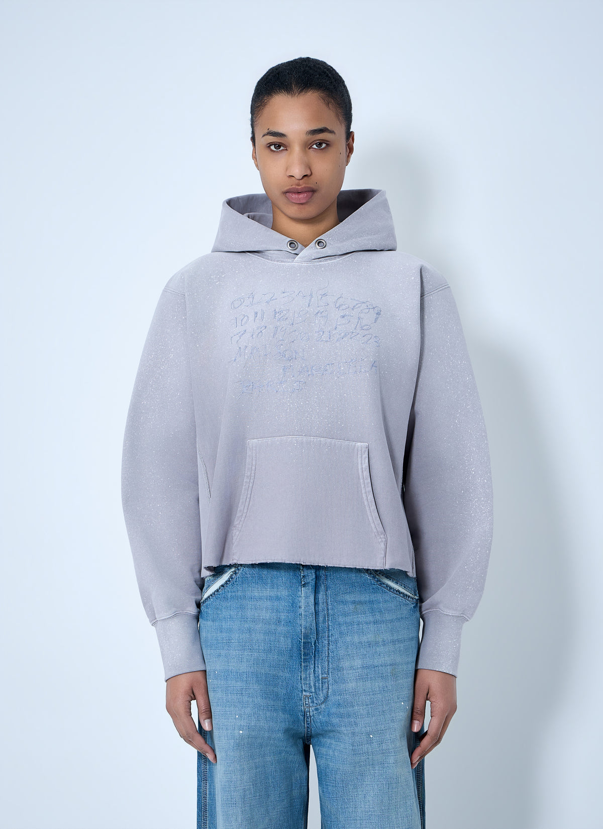 Maison Margiela Maison Margiela Women Hooded Sweatshirt With Ribbed Details