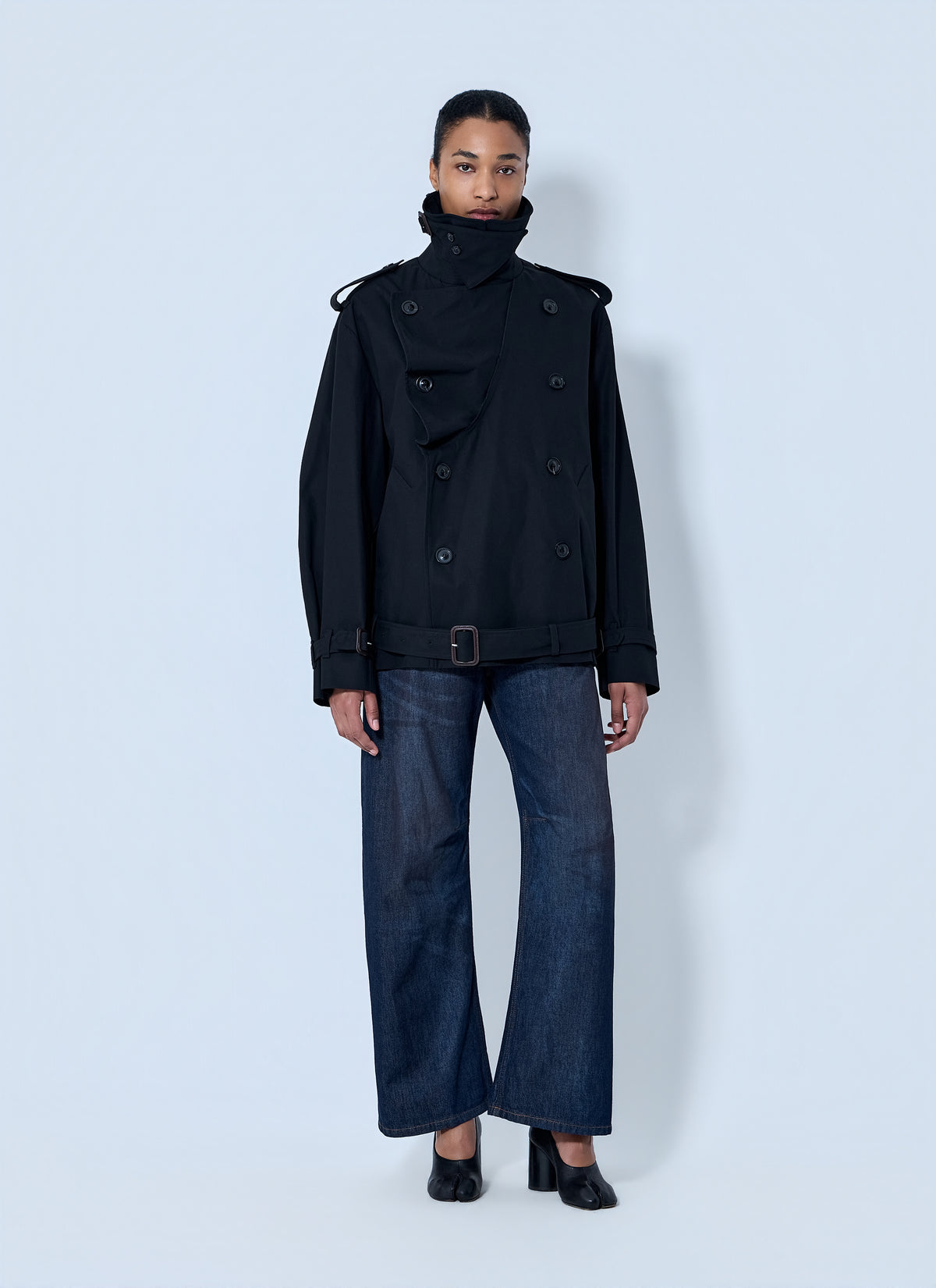 Maison Margiela Maison Margiela Women Double-Breasted High-Collar Jacket