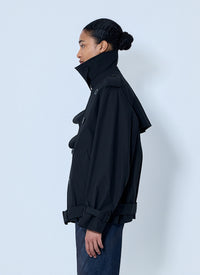 Maison Margiela Maison Margiela Women Double-Breasted High-Collar Jacket