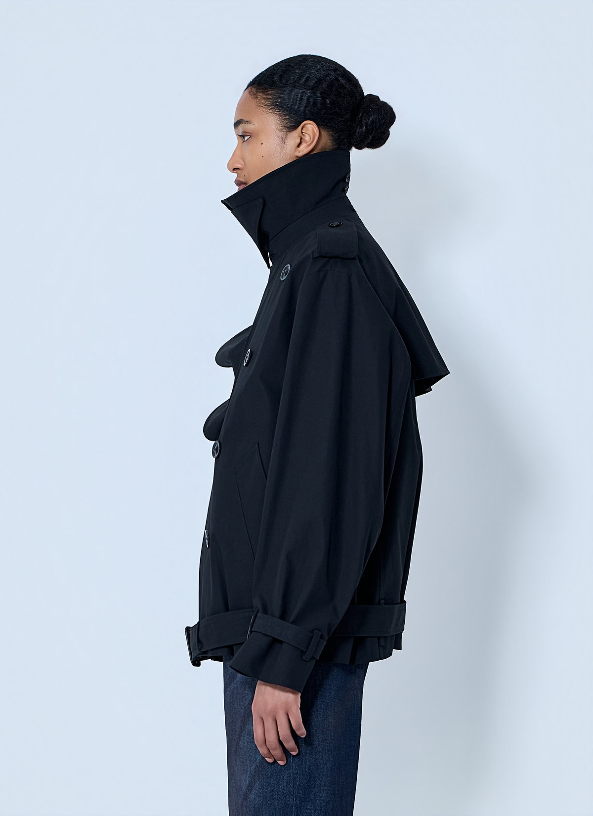 Maison Margiela Maison Margiela Women Double-Breasted High-Collar Jacket
