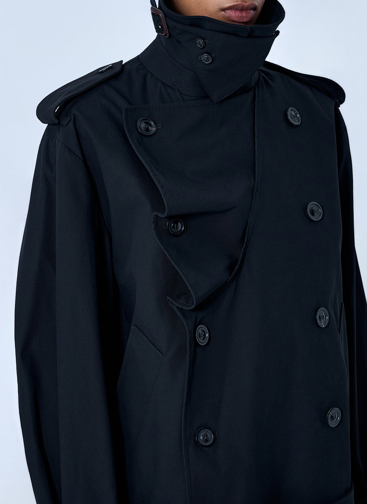 Maison Margiela Maison Margiela Women Double-Breasted High-Collar Jacket