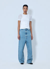 Maison Margiela Women Wide-Leg Denim Trousers