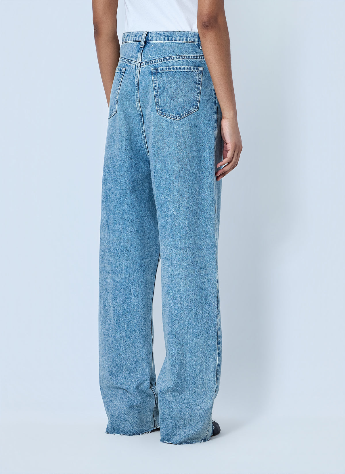 Maison Margiela Women Wide-Leg Denim Trousers