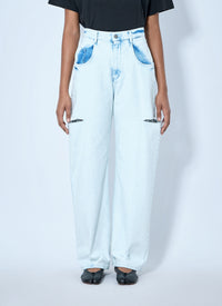 Maison Margiela Maison Margiela Women Cutout Denim Trousers