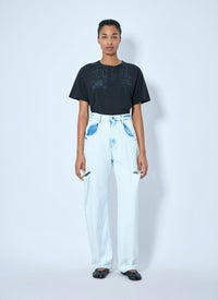 Maison Margiela Maison Margiela Women Cutout Denim Trousers