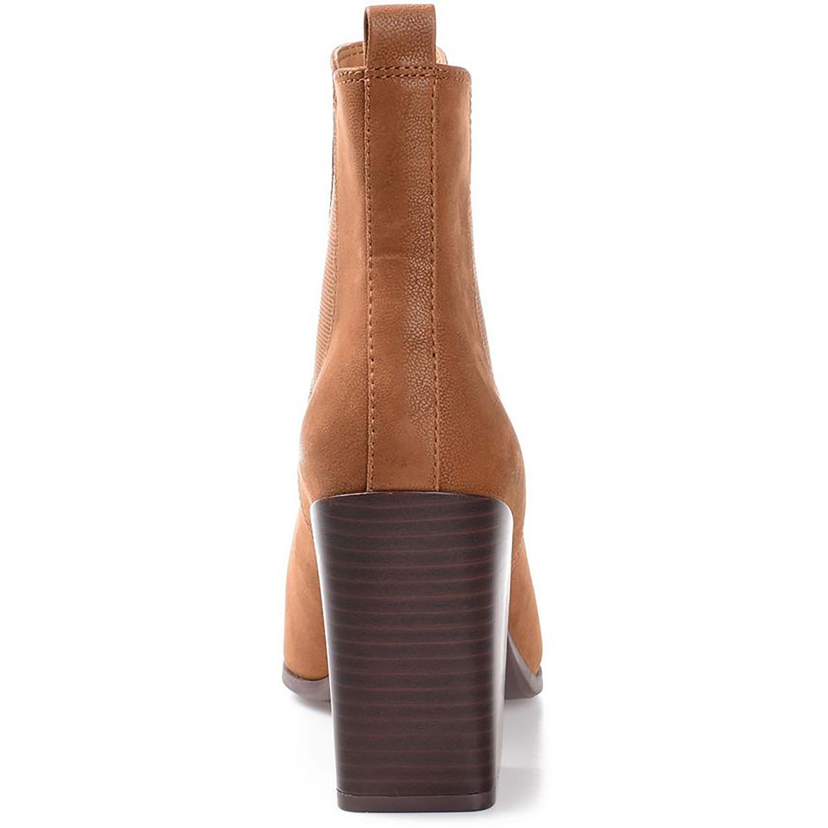 Maxxie Womens Laceless Almond Toe Ankle Boots
