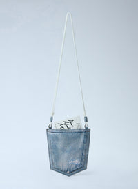Mm6 Maison Margiela Women Denim Pocket Bag