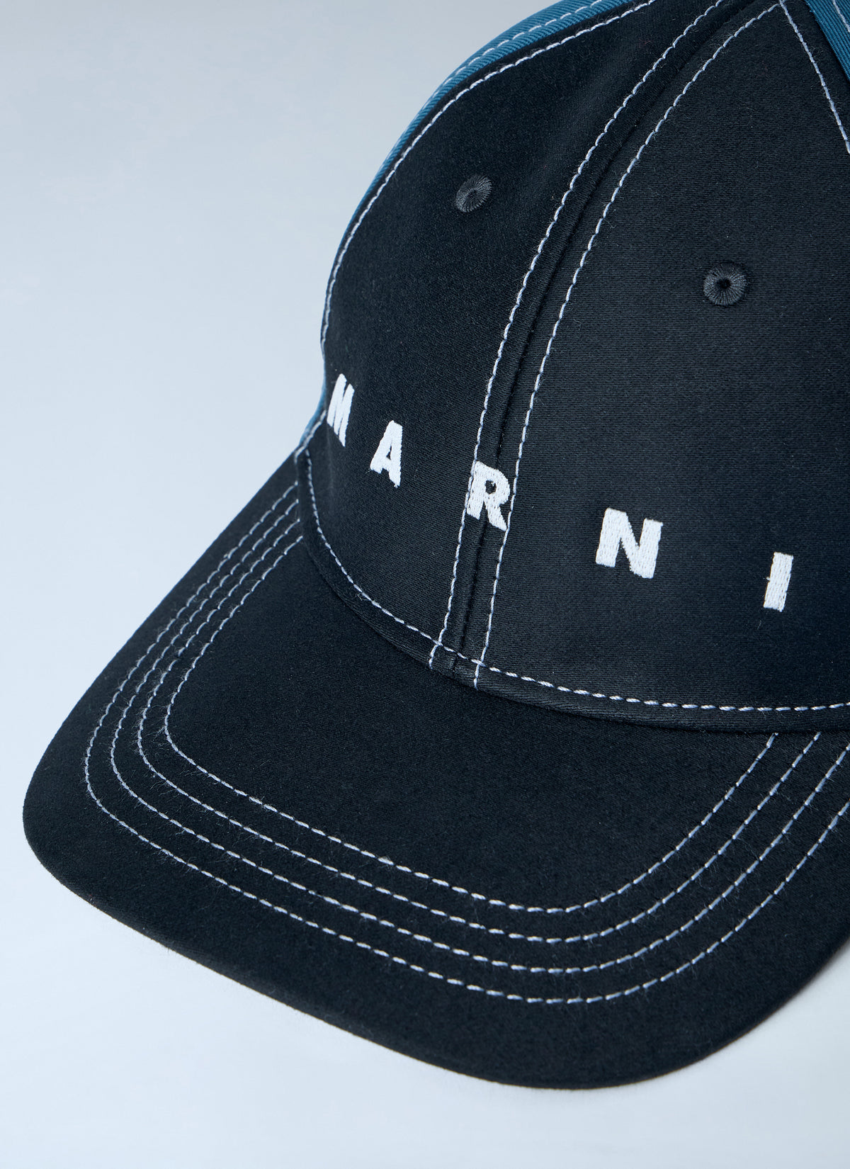 Marni Men Logo Motif Baseball Cap