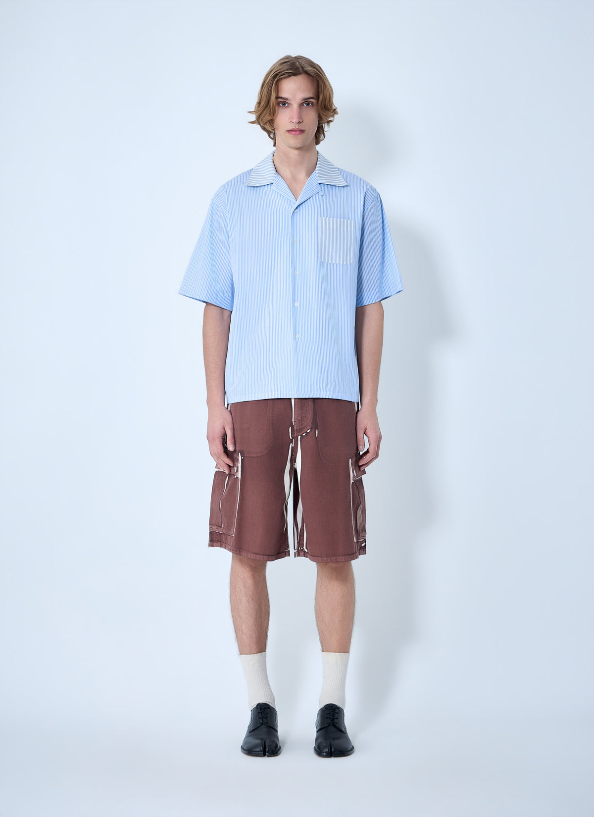 Marni Marni Men Striped Cotton Poplin Shirt