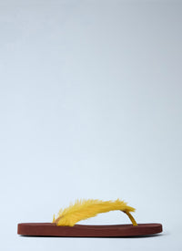Marni Men Feather Embellished Sandals