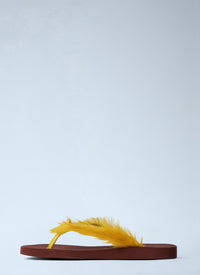 Marni Men Feather Embellished Sandals