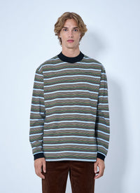 Marni Men Striped Long Sleeve T-Shirt