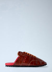 Marni Men Laced Leather Mules