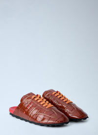 Marni Men Laced Leather Mules