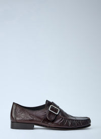 Marni Men Buckle Detail Leather Loafers