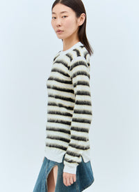 Marni Marni Women Striped Wool-Mohair Sweater