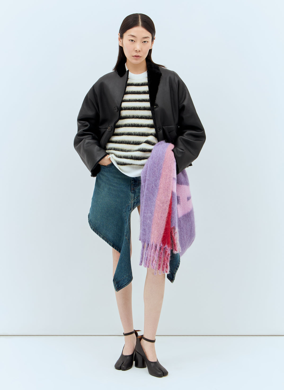 Marni Marni Women Striped Wool-Mohair Sweater