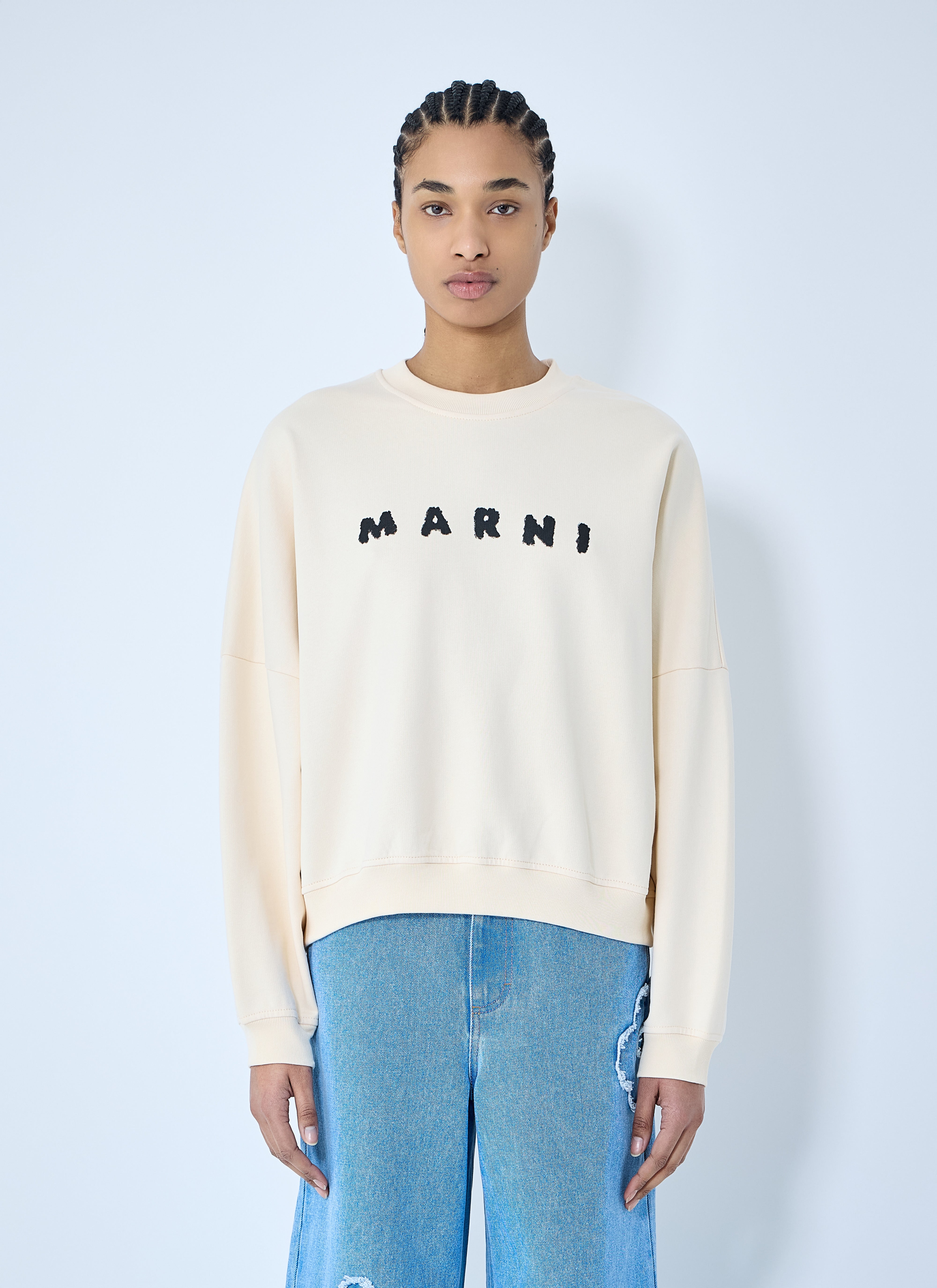 Marni Women Logo Print Sweatshirt – Bluefly