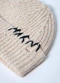 Marni Women Logo Motif Beanie Hat