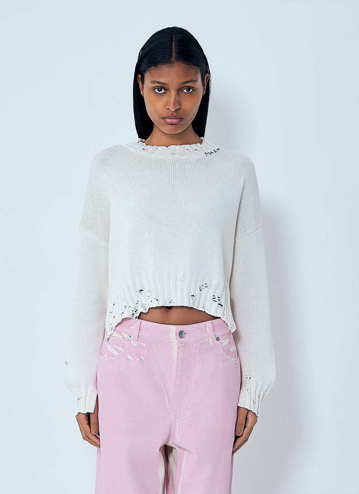 Marni Women Logo Motif Sweater