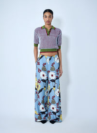 Marni Women Wide-Leg Floral Trousers