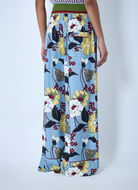 Marni Women Wide-Leg Floral Trousers