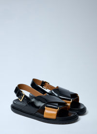Marni Women Fussbett Leather Sandals