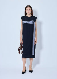 Marni Marni Women Sleeveless Midi Dress With Satin Detail