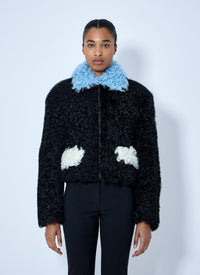 Marni Women Curly Shearling Jacket