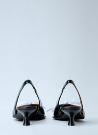 Marni Women Slingback Kitten Heel Pumps