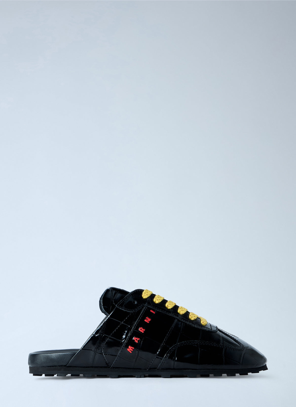 Marni Women Laced Leather Mules