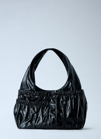 Marni Women Gathered Leather Shoulder Bag