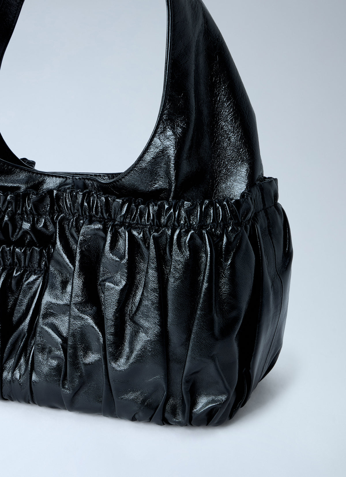 Marni Women Gathered Leather Shoulder Bag