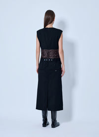 Marni Women Sleeveless Dress With Contrast Waist Panel