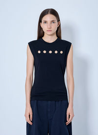 Marni Marni Women Sleeveless Top With Cut-Out Detailing