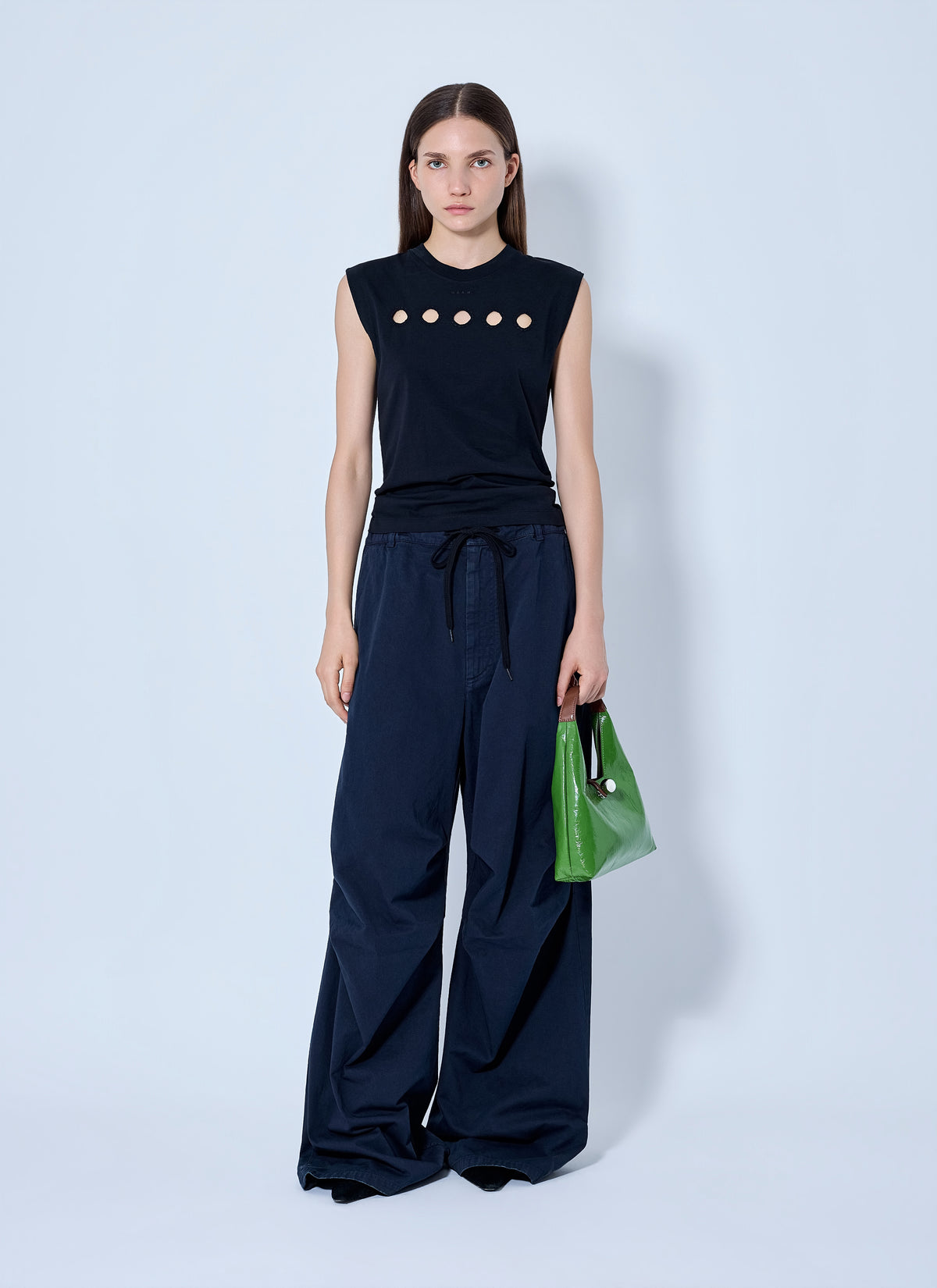 Marni Marni Women Sleeveless Top With Cut-Out Detailing