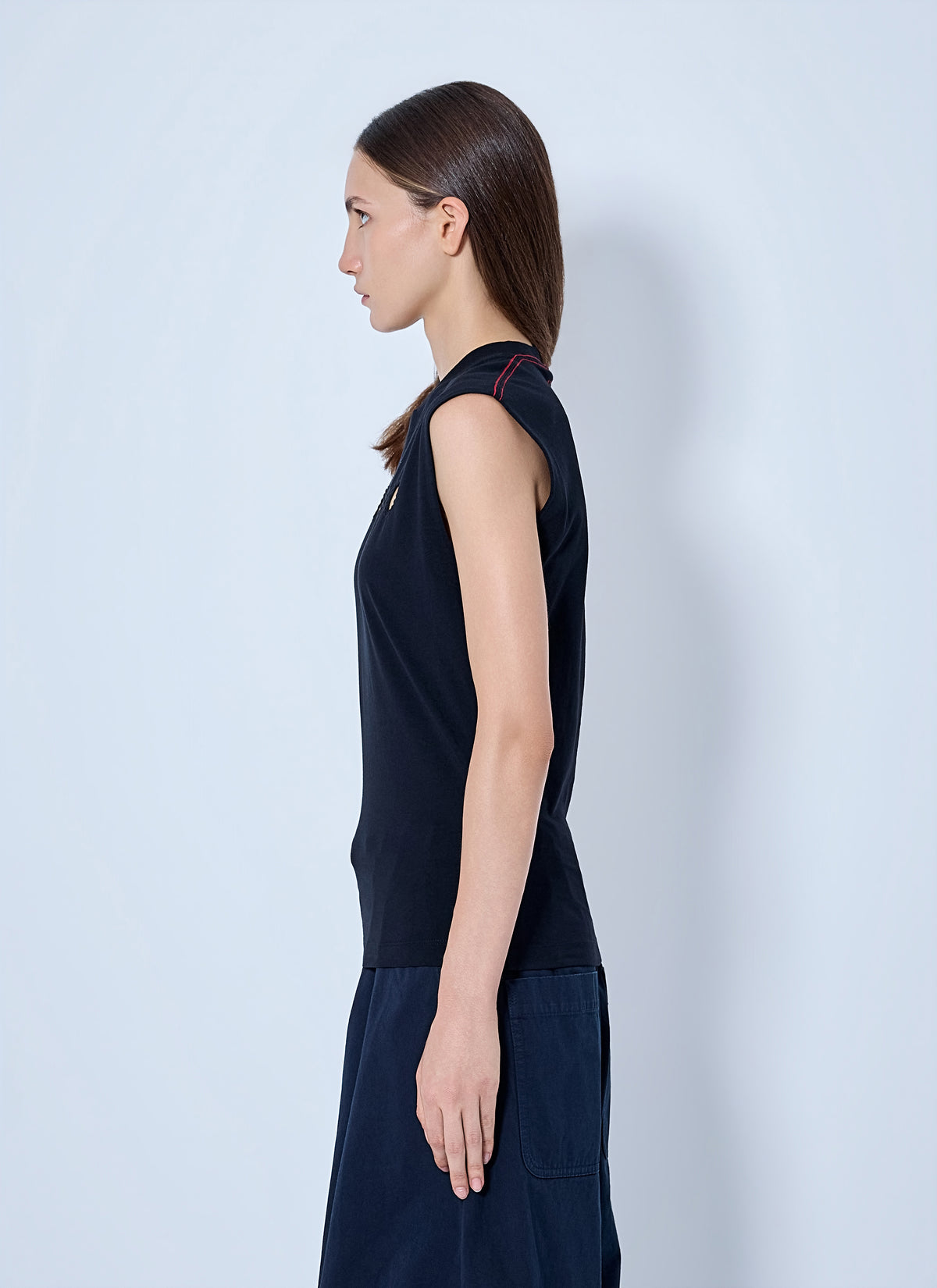 Marni Marni Women Sleeveless Top With Cut-Out Detailing