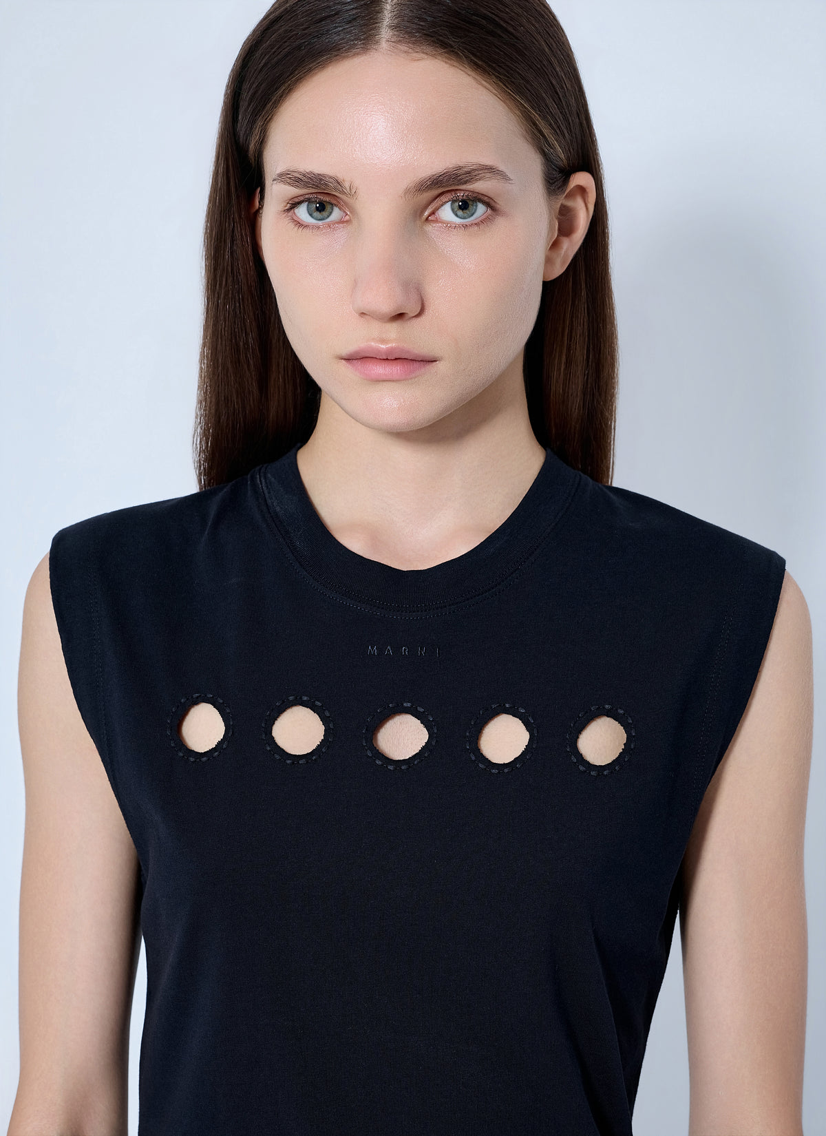 Marni Marni Women Sleeveless Top With Cut-Out Detailing
