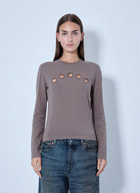 Marni Women Cut-Out Detail Long Sleeve Top