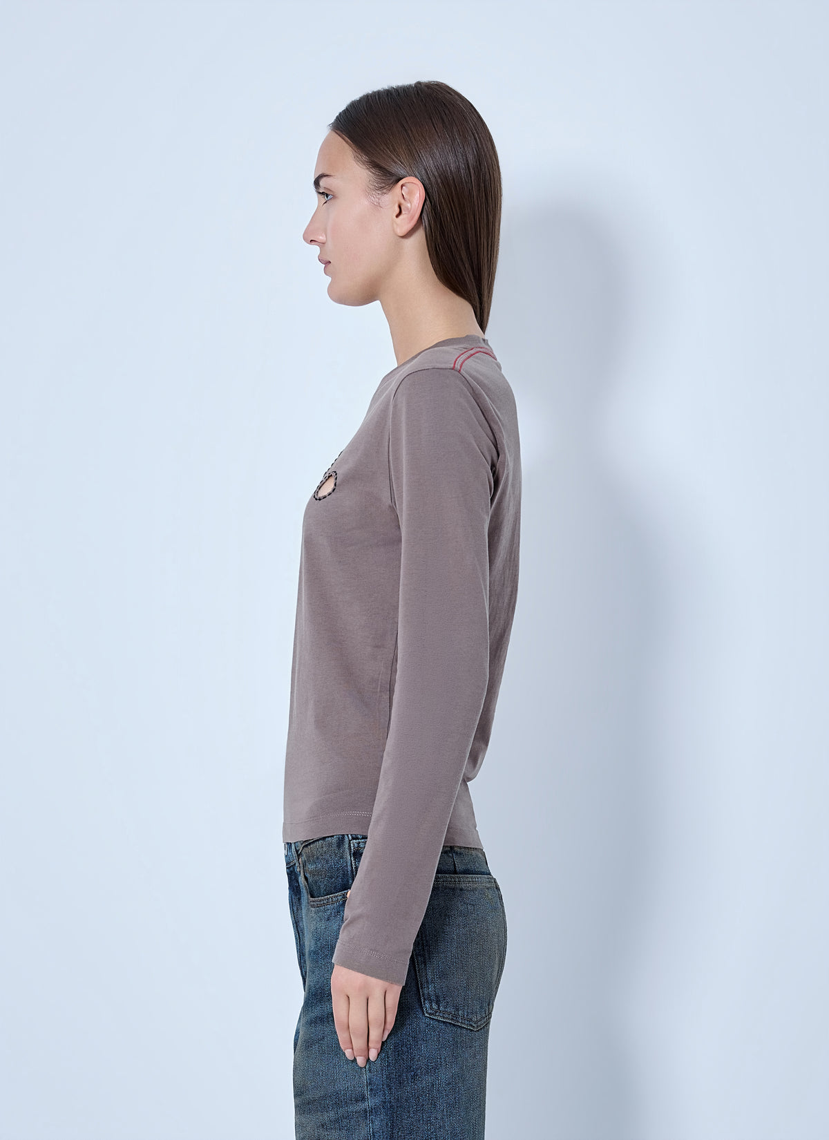 Marni Women Cut-Out Detail Long Sleeve Top
