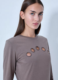 Marni Women Cut-Out Detail Long Sleeve Top