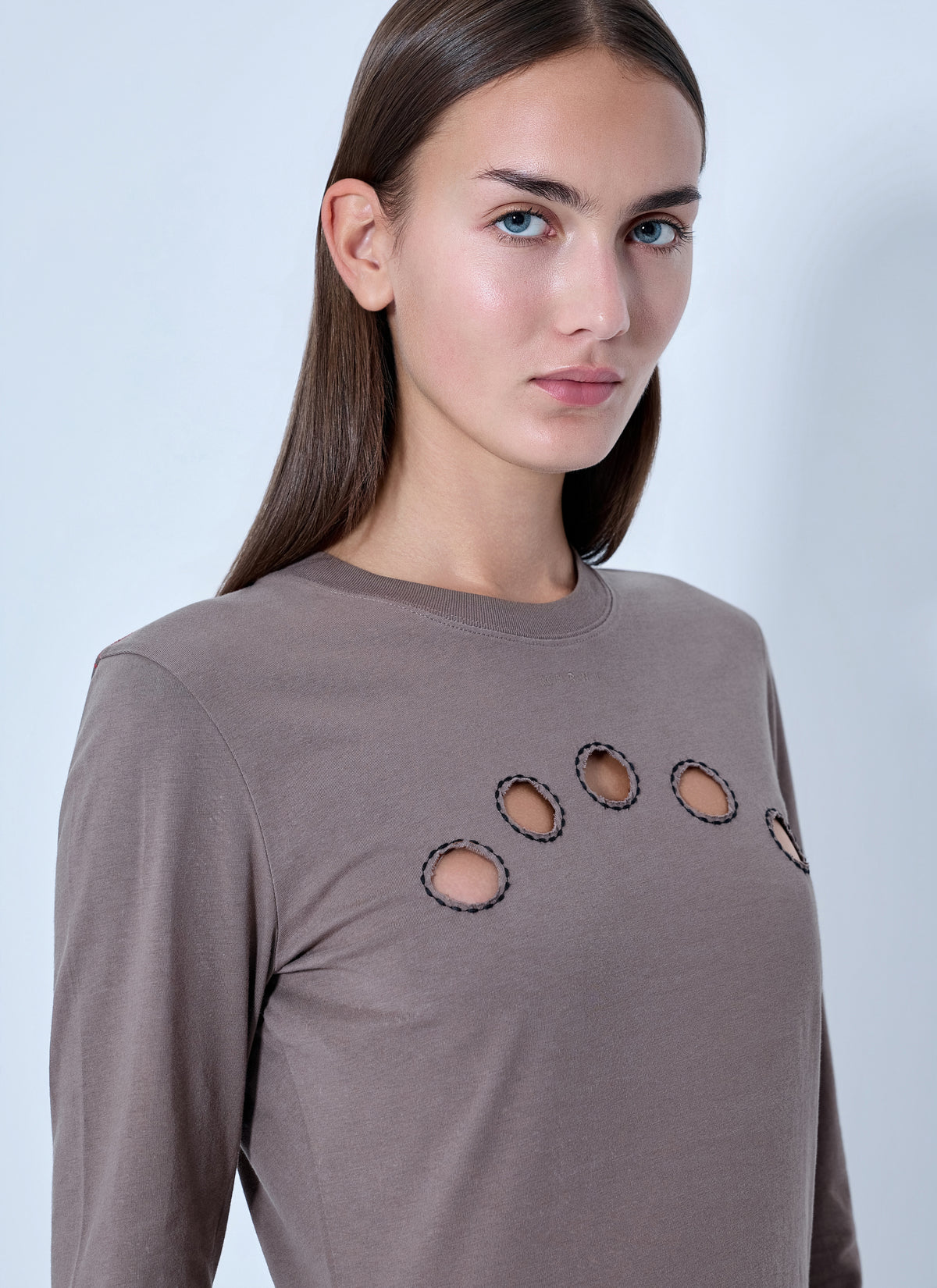 Marni Women Cut-Out Detail Long Sleeve Top