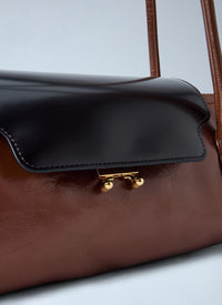 Marni Women Trunkette Leather Shoulder Bag
