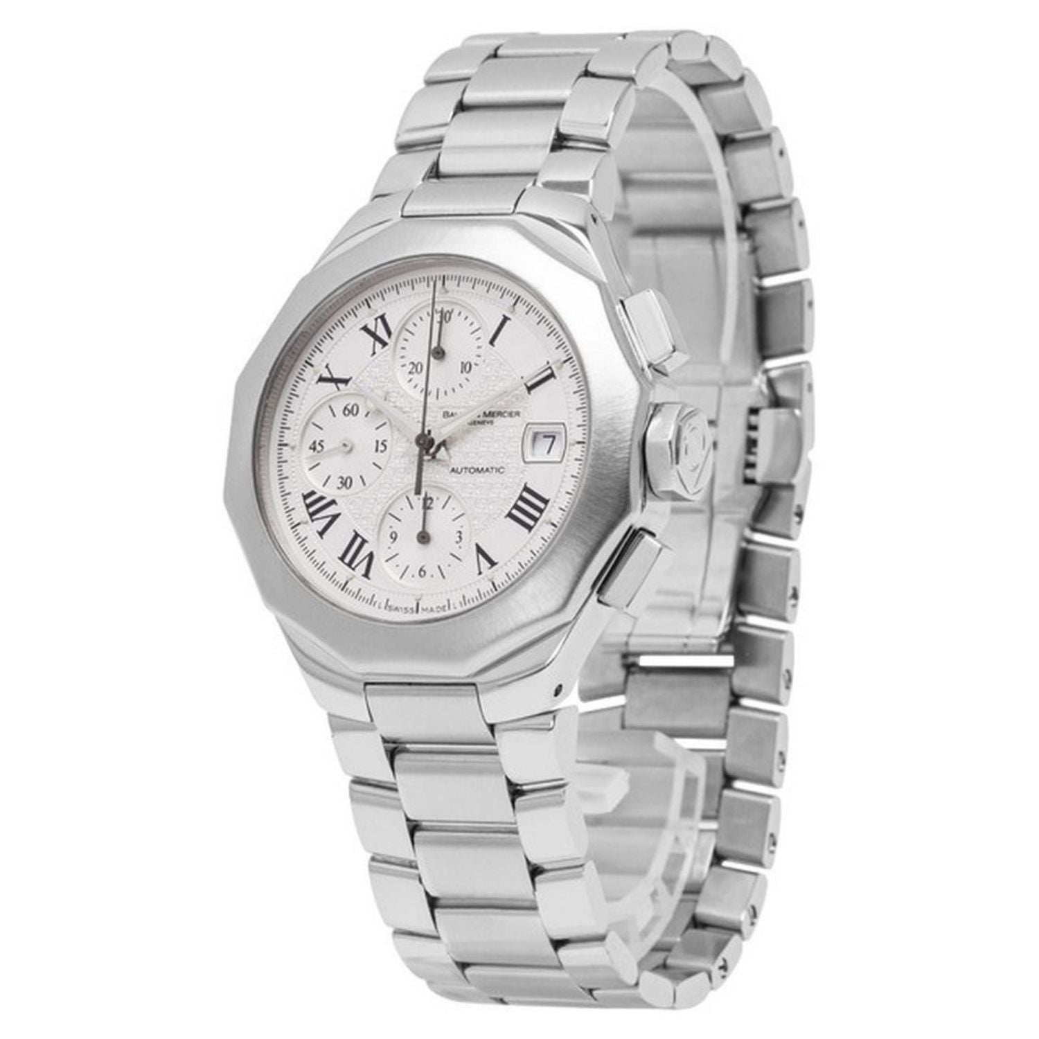 Baume & Mercier Baume & Mercier Men's Riviera White Dial Watch - MOA8625