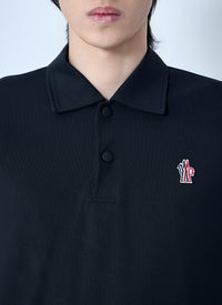 Moncler Grenoble Men Embroidered Logo Polo Shirt