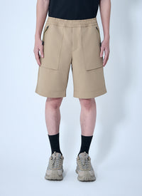Moncler Grenoble Men Elasticated Waist Cargo Shorts