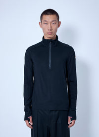 Moncler Grenoble Men Knit Half-Zip Polo Neck