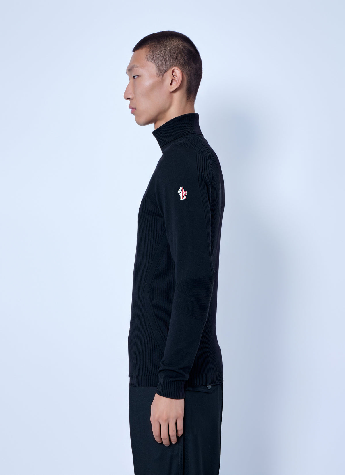 Moncler Grenoble Men Wool Blend Polo Neck Jumper