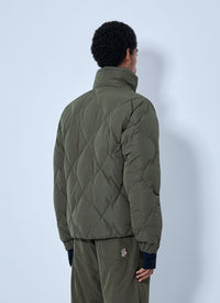Moncler Grenoble Men Bramans Diamond Quilted Short Down Jacket