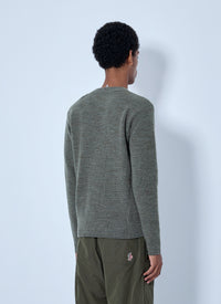 Moncler Grenoble Men Wool Crew Neck Sweater